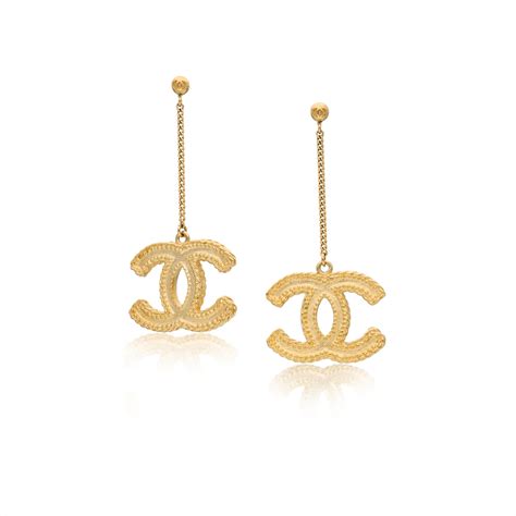 chanel drop earrings for sale